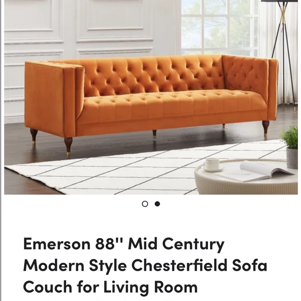 88" Sofa In Maryland. Brand new, never used and small table